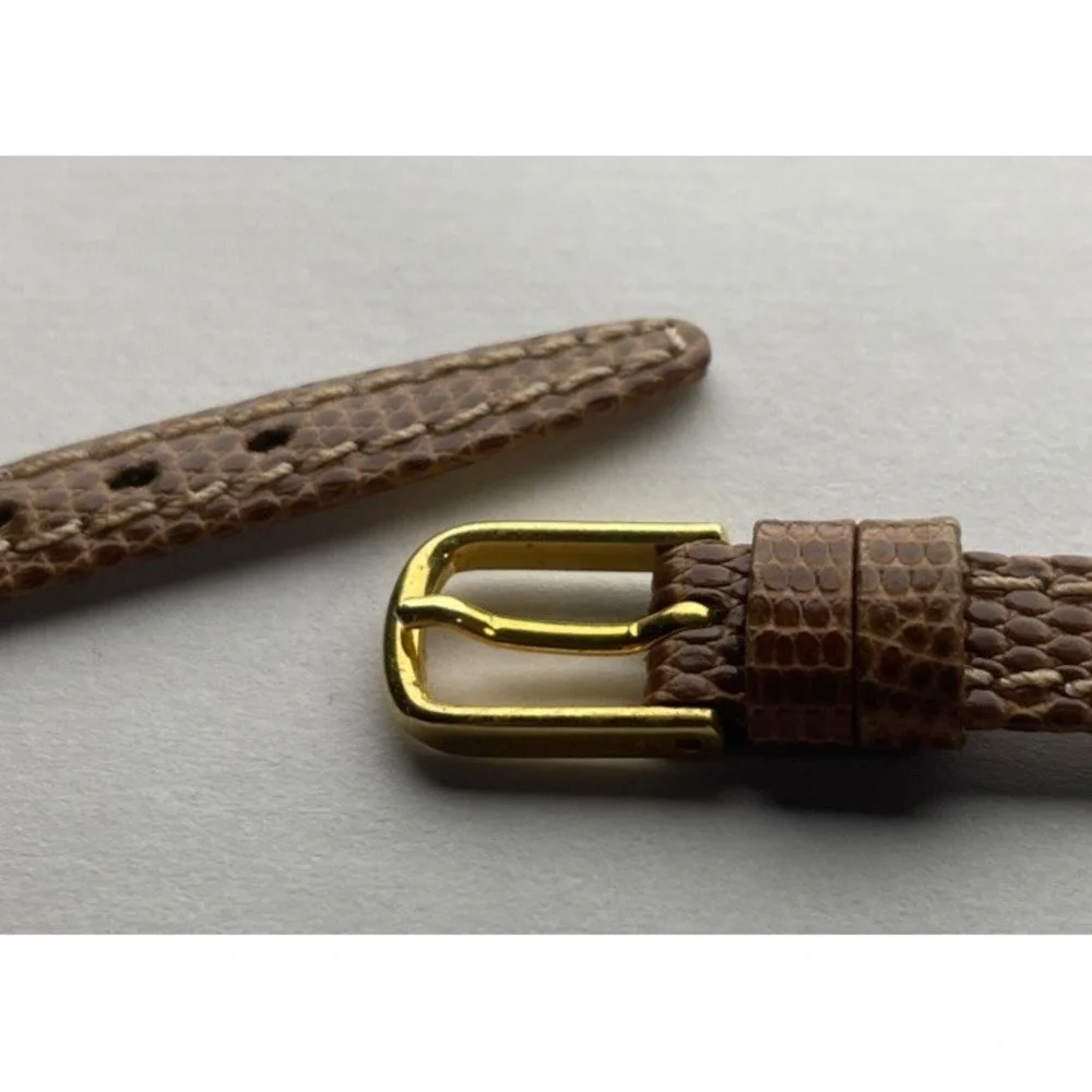 10mm Debeer Genuine Lizard‎ Watch Band Brown